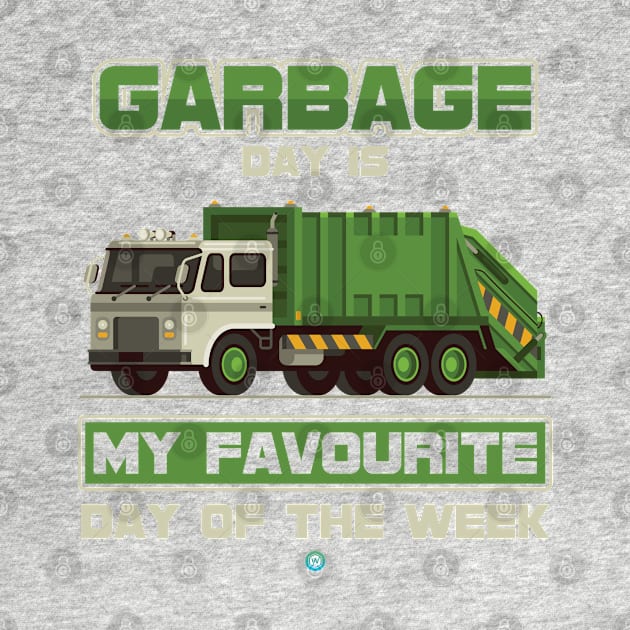 Garbage Day Recycling Trash Truck Gift Idea by woormle